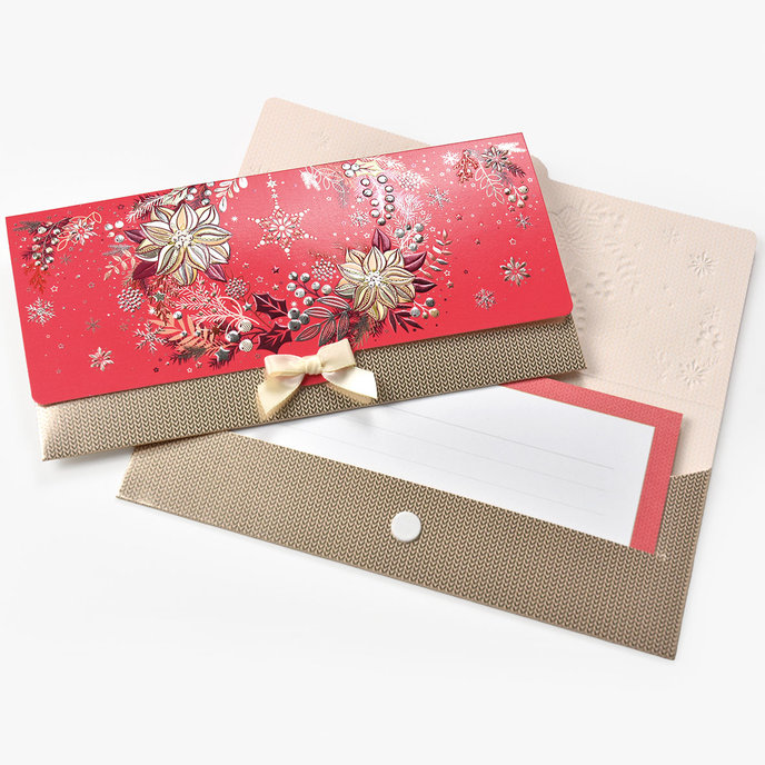 81-6058 Obálka s kartičkou, vánoční