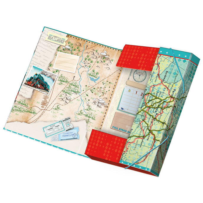 1231-0305 Box na sešity A4 Train