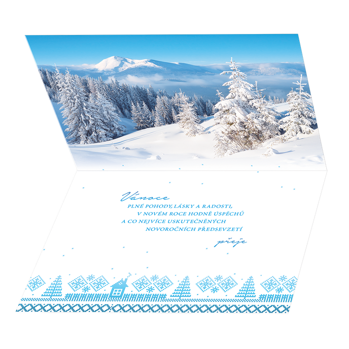 71-9006c Vánoční přání 3D CZ