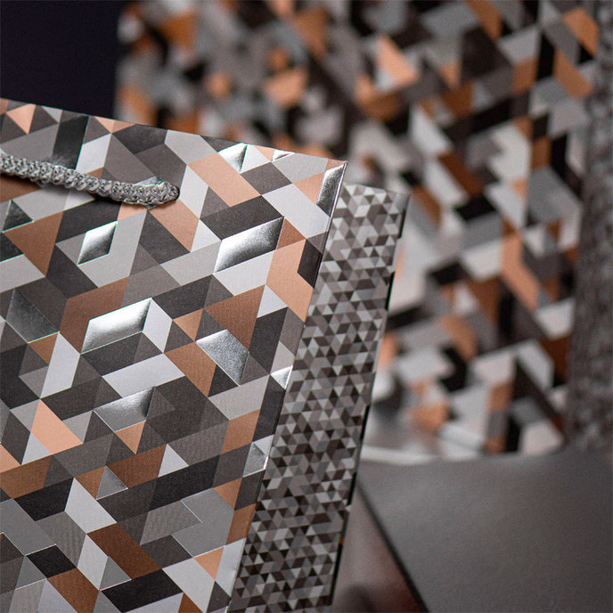 0739-0183 Dárková taška na víno LUX