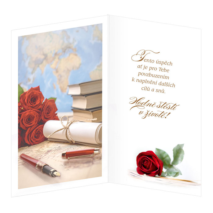 18-6007 Graduation greeting card CZ