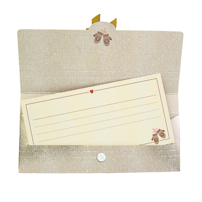 81-6011 Obálka s kartičkou, vánoční