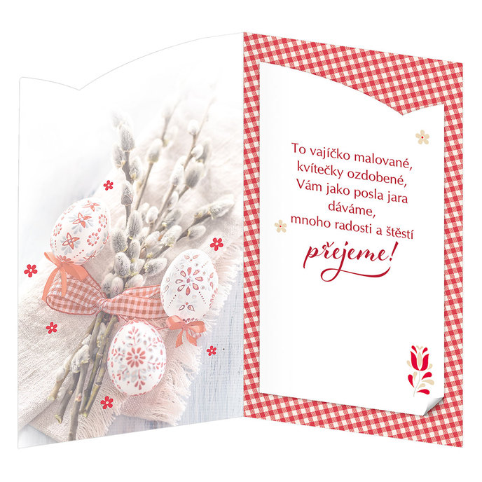 12-6032 Velikonoční přání CZ