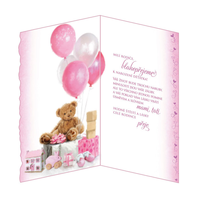 16-639 Blahopřání k narození dítěte