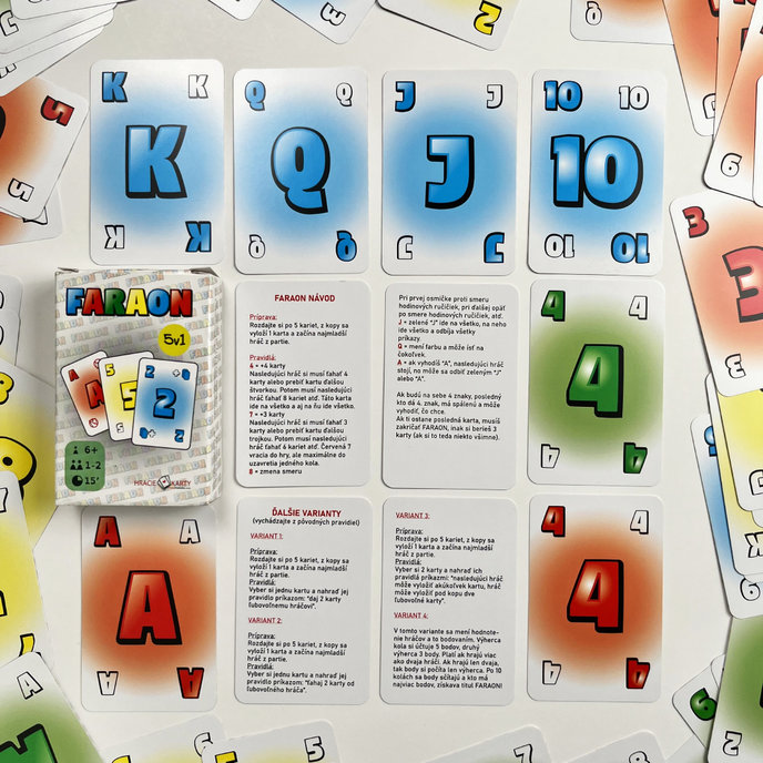 2201-0063 Hrací karty Faraon