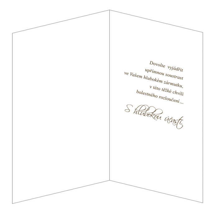 14-047 Condolences card CZ