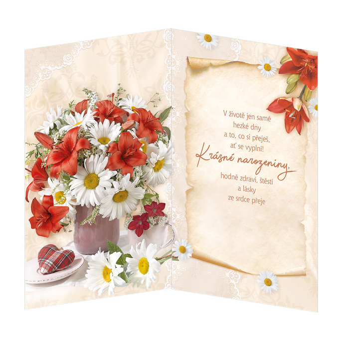 15-6395 Greeting card  CZ