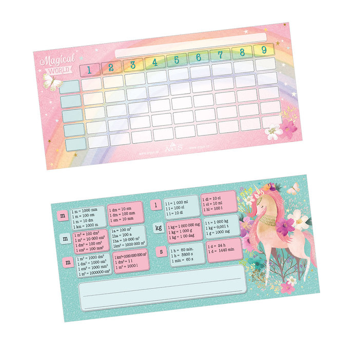 1804-0386  Anatomický školní batoh Magical WORLD