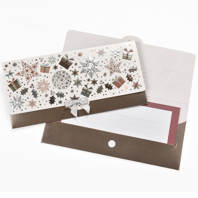 81-6026 Obálka s kartičkou, vánoční