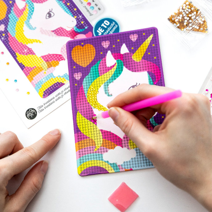 1935-0001 Creative set - Colourful gems mosaic