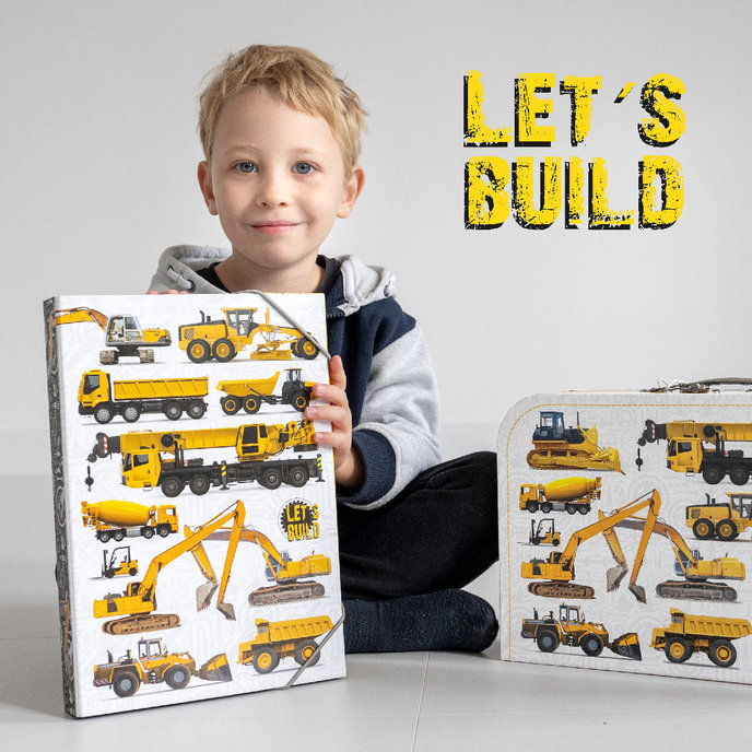 1736-0390 Školní kufřík vel. 35 LET’S BUILD