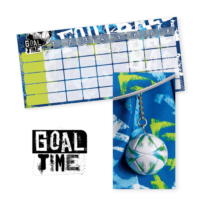 1804-0413  Anatomický školní batoh GOAL TIME