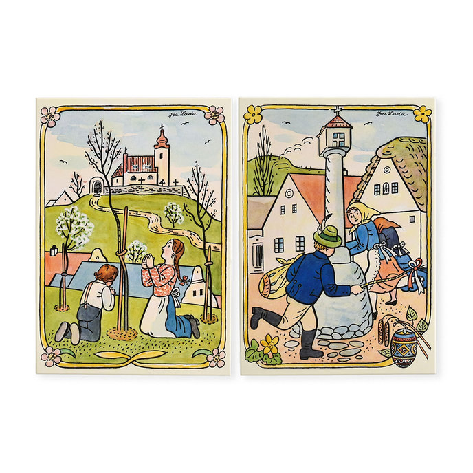 0612-0284 Easter postcard LADA