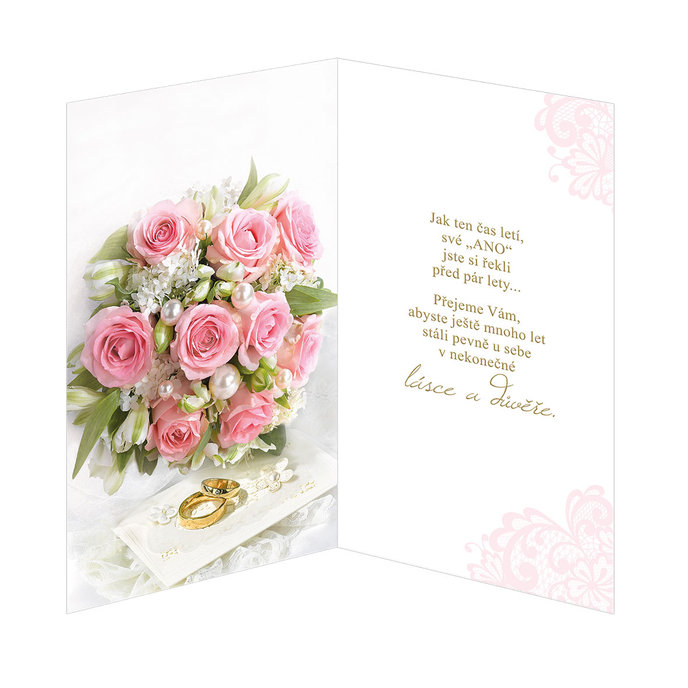 13-6098 Blahopřání svatební otočník CZ