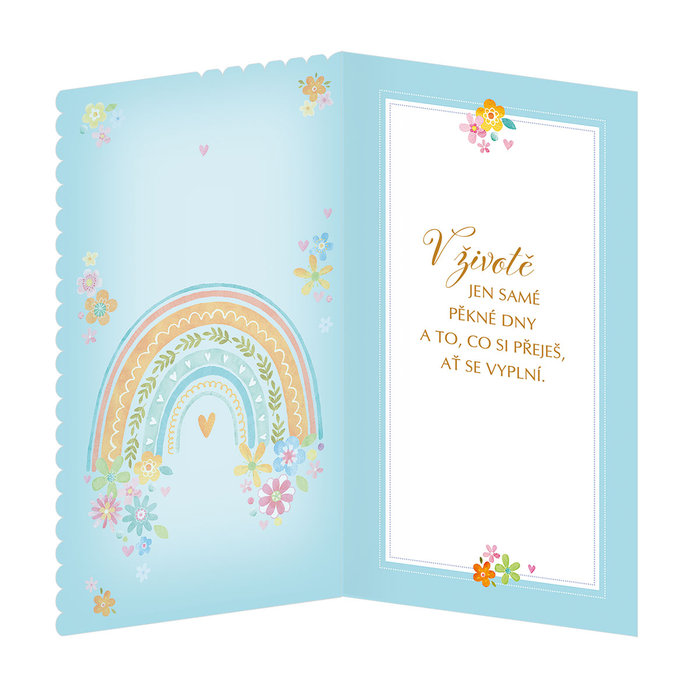 15-6479 Blahopřání gratulační  CZ