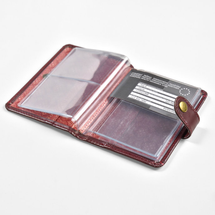 1602-0389 Pouzdro na doklady Floral Scape