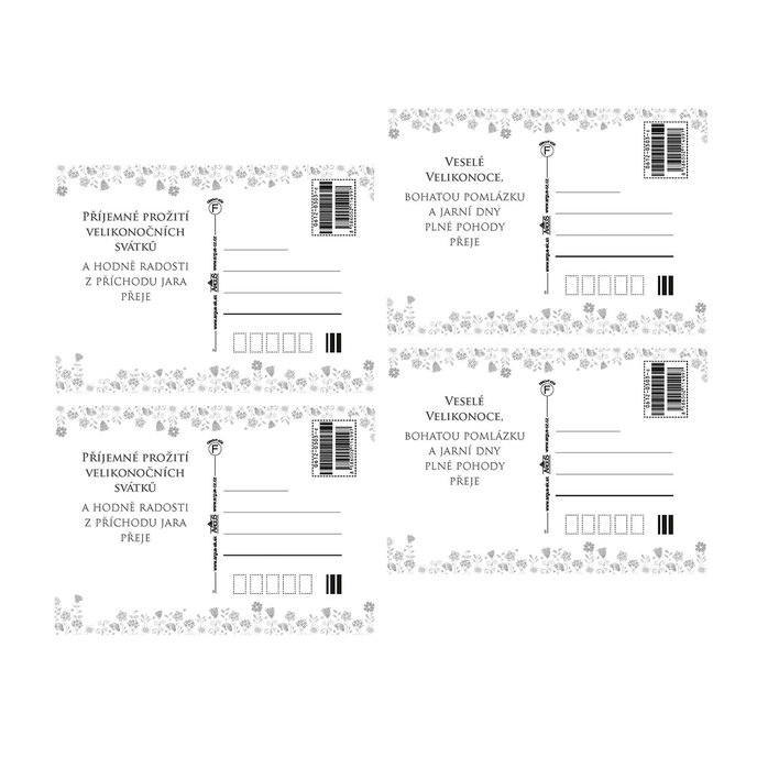 0612-0303c Pohlednice velikonoční CZ