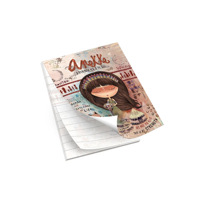 1110-0411 Trhací zápisník 9x12cm lic. Anekke