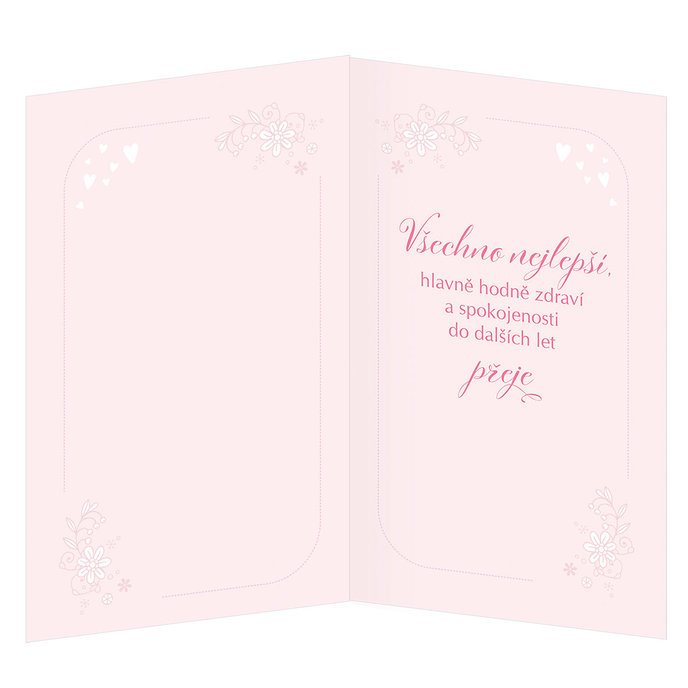 15-6540 Blahoprajná karta gratulační CZ