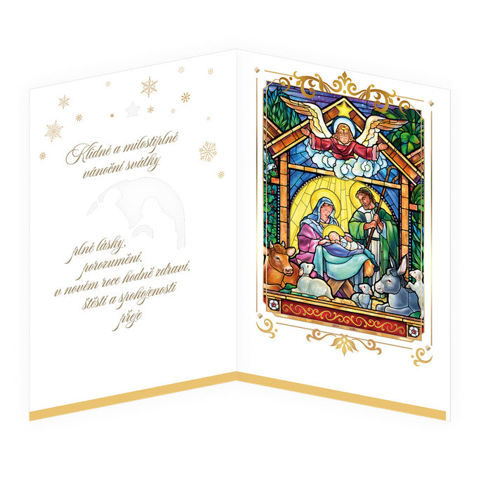 71-8020 Vánoční přání hudební CZ