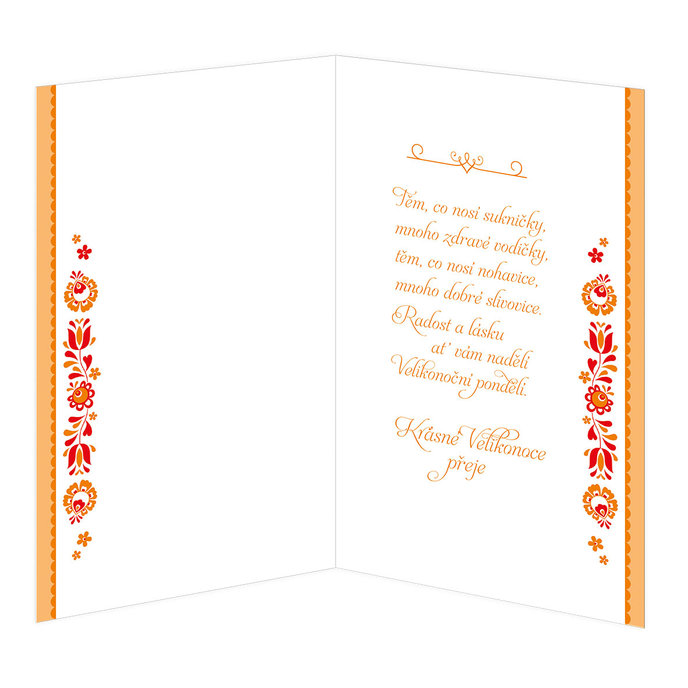 12-688 Velikonoční přání CZ