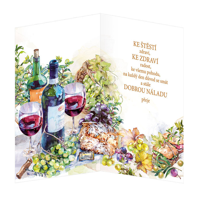 15-6468 Blahopřání gratulační otočník CZ