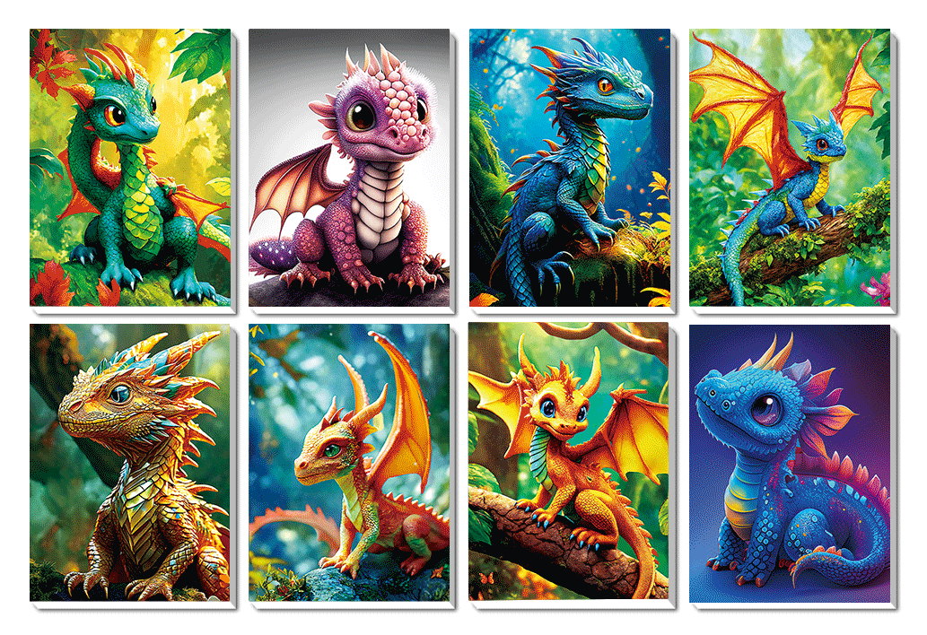 1116-0001 Trhací zápisník s magnetem 3D efekt