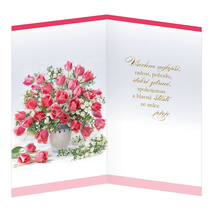 15-6463 Blahoprajná karta gratulační CZ/75