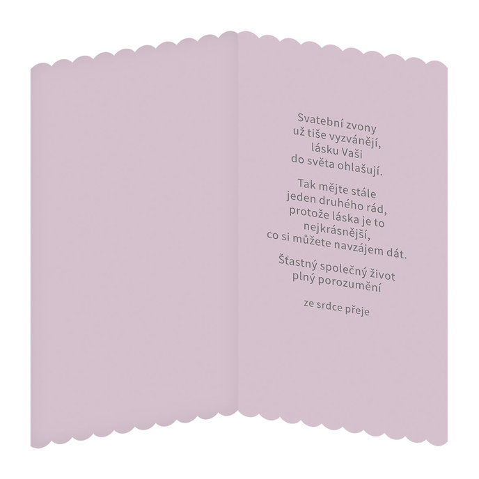 13-433B Blahopřání svatební CZ