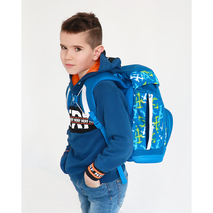 1804-0413  Anatomický školní batoh GOAL TIME