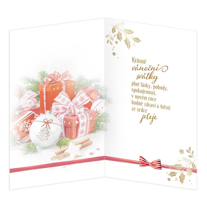 11-6599 Christmas greeting card CZ