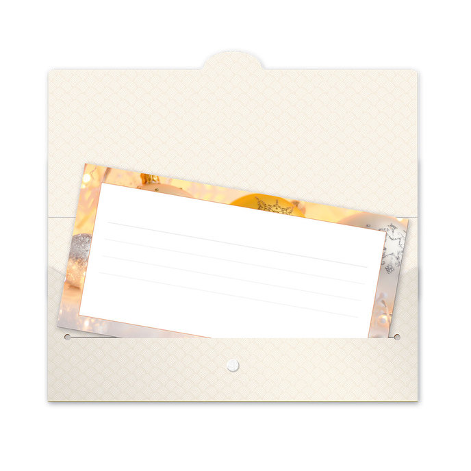 81-6023 Obálka s kartičkou, vánoční