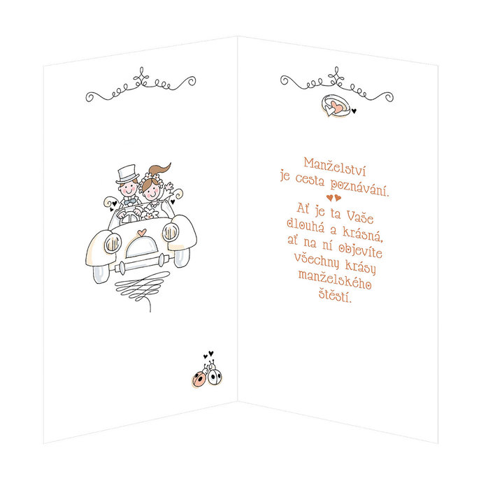 13-6106 Blahopřání svatební CZ