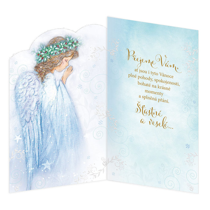 11-6470 Christmas greeting card CZ