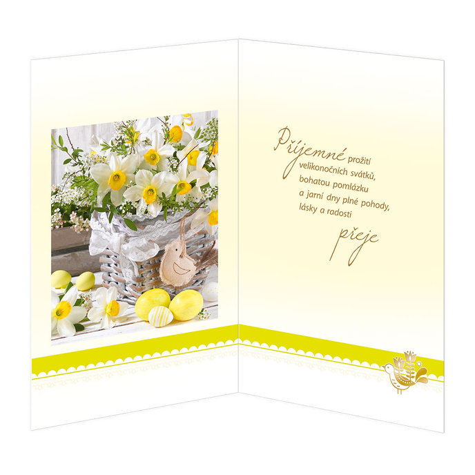 12-693 Velikonoční přání CZ