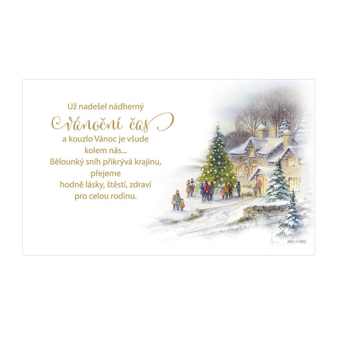 11-5042  Vánoční přání CZ