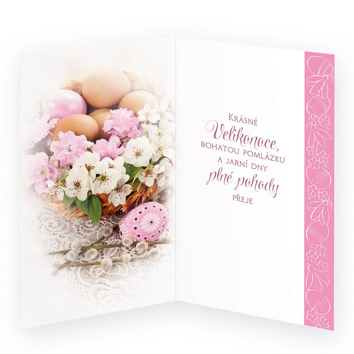 12-667 Velikonoční přání CZ