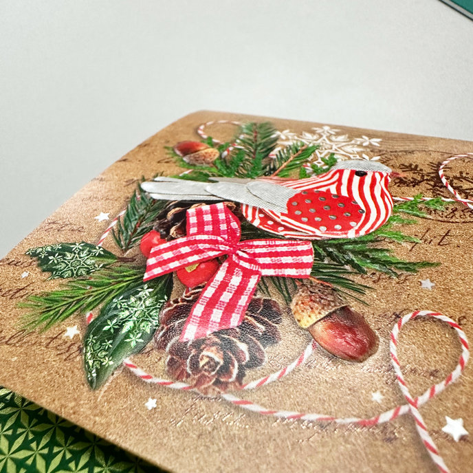 81-6036 Obálka s kartičkou, vánoční