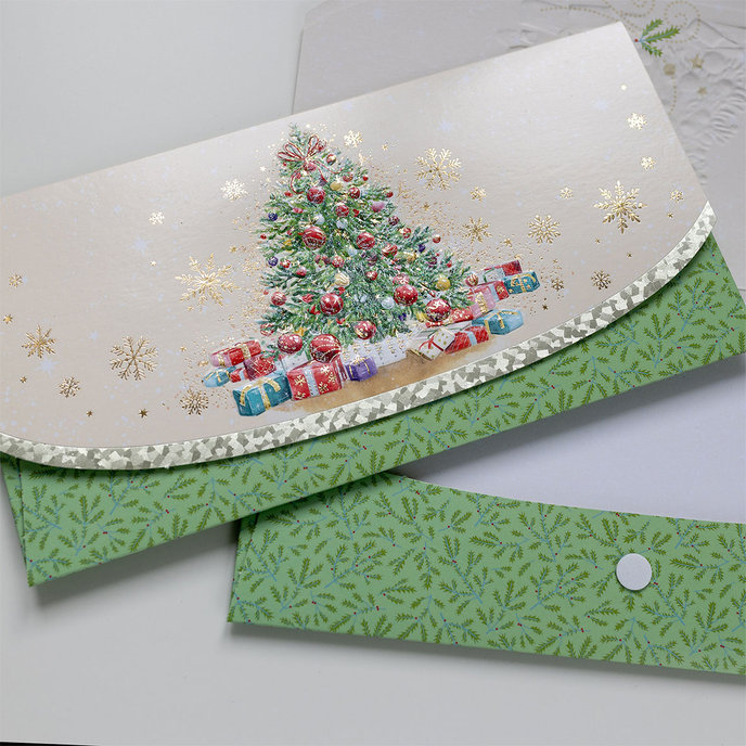 91-6010 Obálka na voucher, vánoční