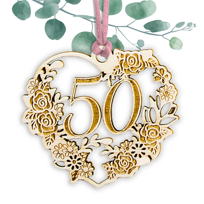 2355-5002 Dřevěná dekorace