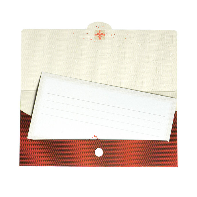 81-6006 Obálka s kartičkou, vánoční