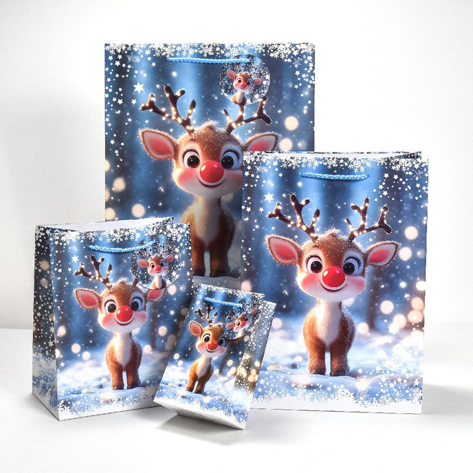 0853-0465 Dárková taška vánoční PUV