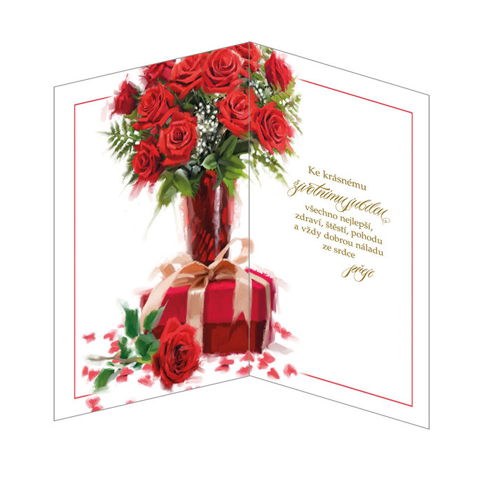 75-644 Blahopřání gratulační CZ/70
