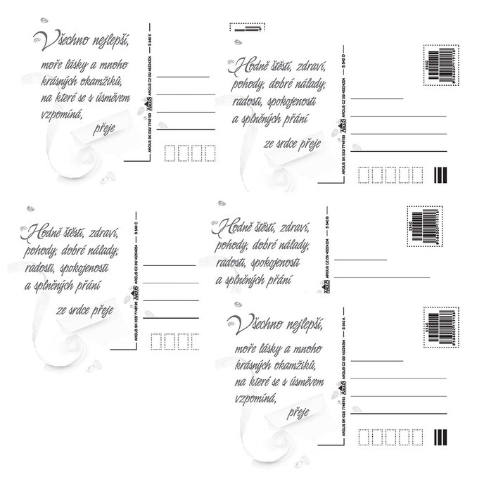 0615-0540c Pohlednice gratulační