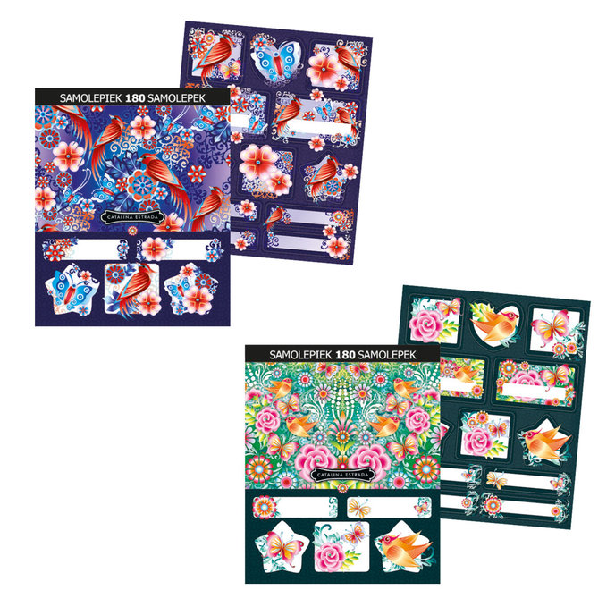 1115-8001 Trhací blok se samolepkami lic., Mix 36ks