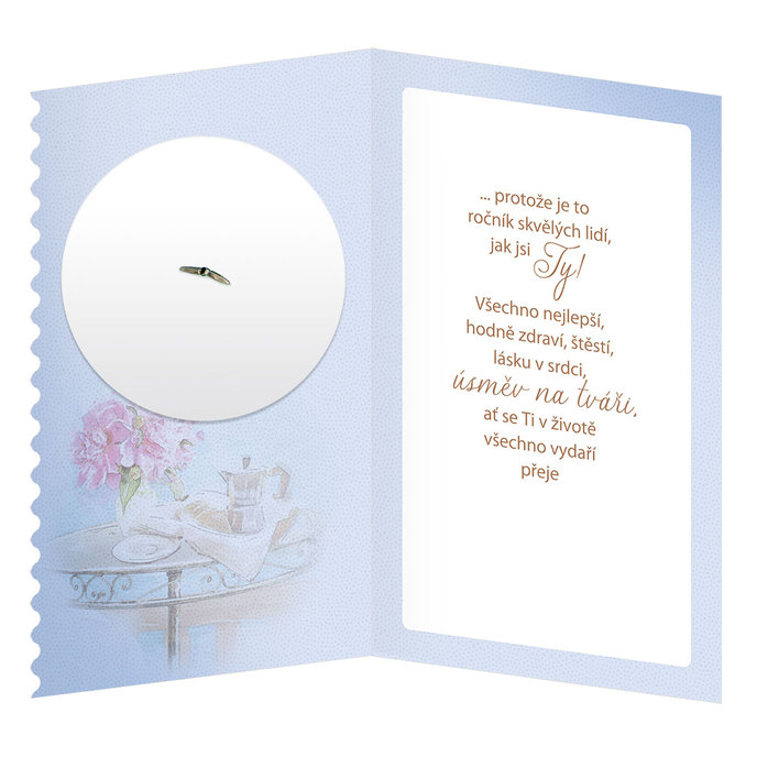 15-6583 Blahopřání gratulační otočník CZ