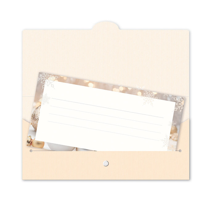 81-6047 Obálka s kartičkou, vánoční