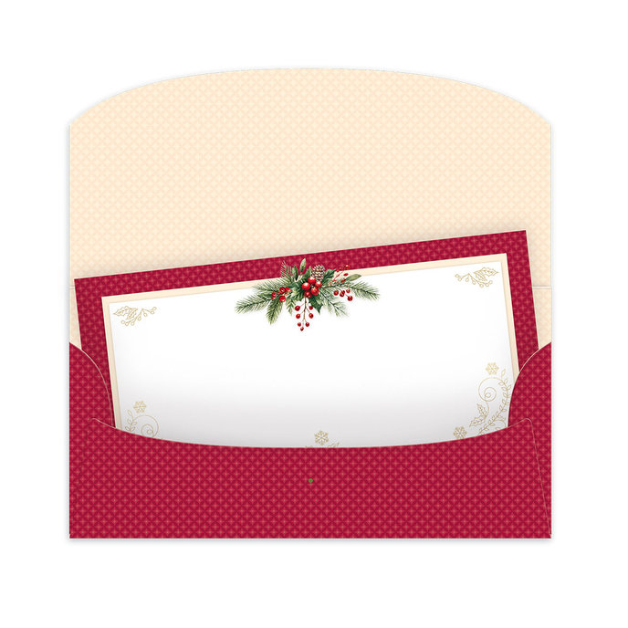 91-6016 Obálka na voucher, vánoční