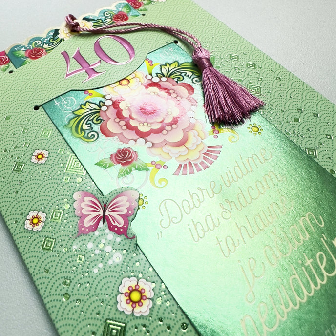 15-5012 Blahopřání gratulační CZ/40