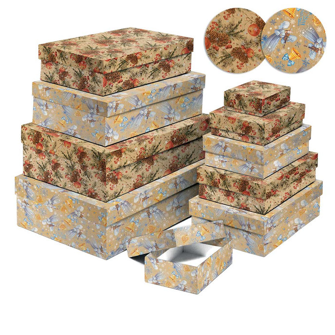 2500-1175 Dárková krabice, set 10ks